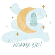 Happy Eid Confetti-exploding Greetings Card