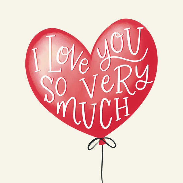 I Love You So Very Much Confetti-exploding Greetings Card