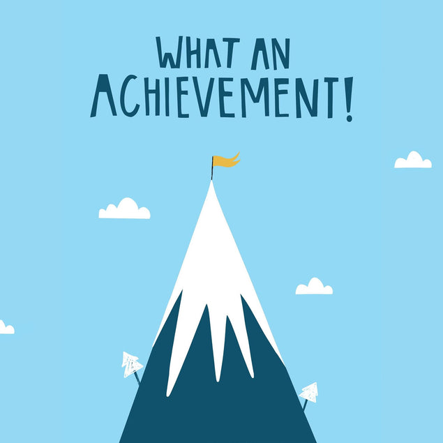 Mountain Confetti-exploding Greetings Card