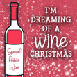 Dreaming Of A Wine Christmas Confetti-exploding Greetings Card
