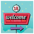 Happy 18th Birthday Welcome To Adulthood Confetti-exploding Greetings Card