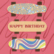 Happy Birthday Banana Boards Confetti-exploding Greetings Card