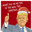 Donald Trump Merry Christmas Confetti-exploding Greetings Card