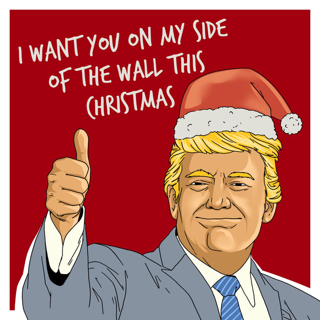 Donald Trump Merry Christmas Confetti-exploding Greetings Card
