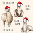Tra La La Llama Confetti-exploding Greetings Card