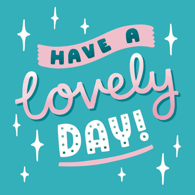 Shining Stars Have A Lovely Day Confetti-exploding Greetings Card