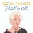 Devil Wears Prada Meryl Streep Birthday Confetti-exploding Greetings Card