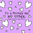 To A Mother Like No Other Bestie Mother's Day Confetti-exploding Greetings Card