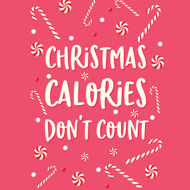 Christmas Calories Don't Count Confetti-exploding Greetings Card