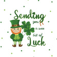 Sending You A Wee Bit Of Luck St. Patrick's Day Confetti-exploding Greetings Card