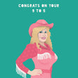 Congrats on Your 9 To 5 Dolly Parton New Job Confetti-exploding Greetings Card