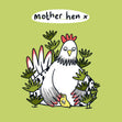 Cute Mother Hen And Baby Chick Mother's Day Confetti-exploding Greetings Card