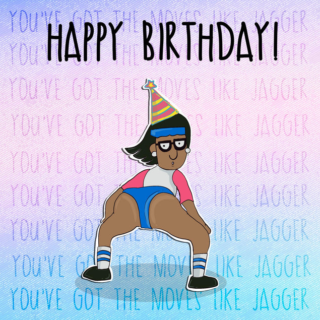 Twerk Happy Birthday Confetti-exploding Greetings Card