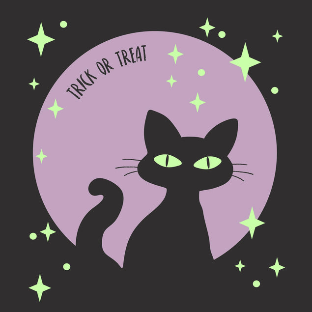 Halloween Cat Trick Or Treat Confetti-exploding Greetings Card