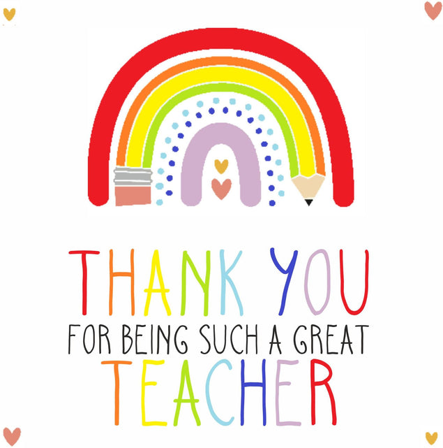 Thank You, Teacher Confetti-exploding Greetings Card