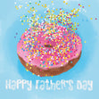 Donut Father's Day Confetti-exploding Greetings Card