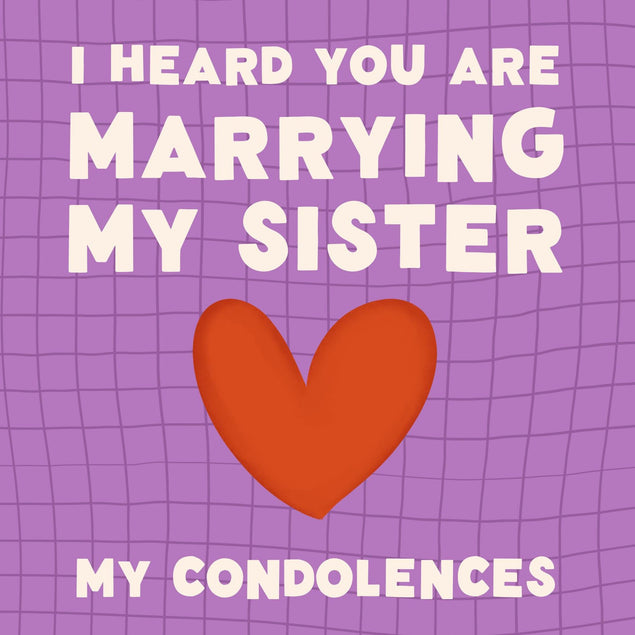 Marrying My Sister Confetti-exploding Greetings Card