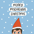 Merry Mischievous Christmas Confetti-exploding Greetings Card