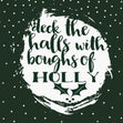 Deck The Halls Christmas Confetti-exploding Greetings Card