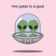 Two Peas In A Pod Confetti-exploding Greetings Card