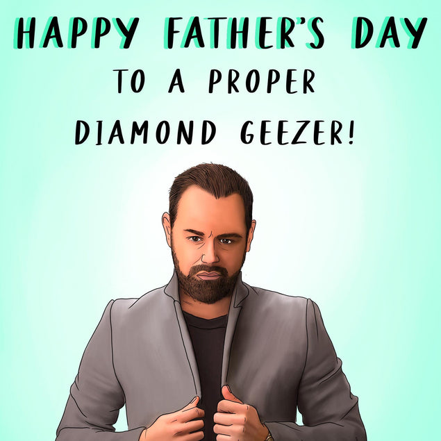 Diamond Geezer! Confetti-exploding Greetings Card