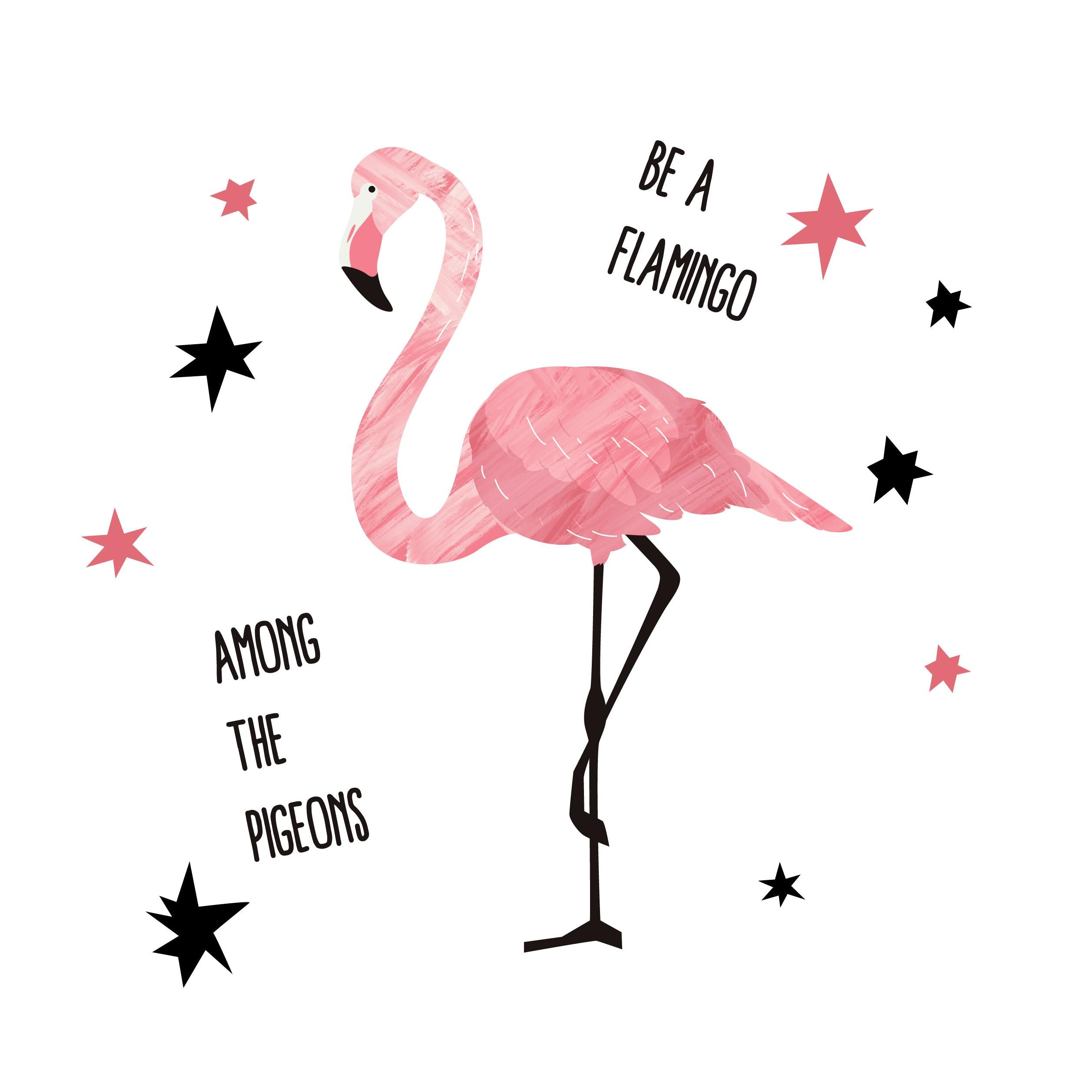 Be A Flamingo Confetti-exploding Greetings Card – Boomf