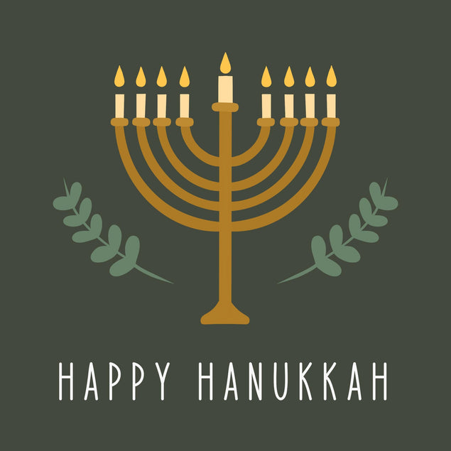 Happy Hanukkah Confetti-exploding Greetings Card