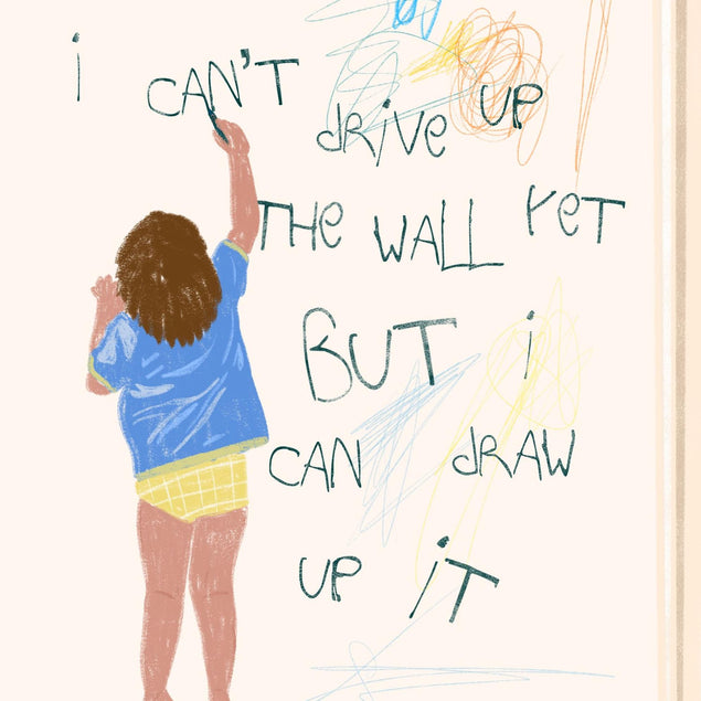 I Can't Drive Up The Wall Yet Confetti-exploding Greetings Card