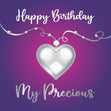 Heart Happy Birthday My Precious Confetti-exploding Greetings Card