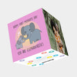 You Are Elephantastic! Bomb 3D Cube Card