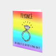 Feyonc‚ Lesbian Engagement Card