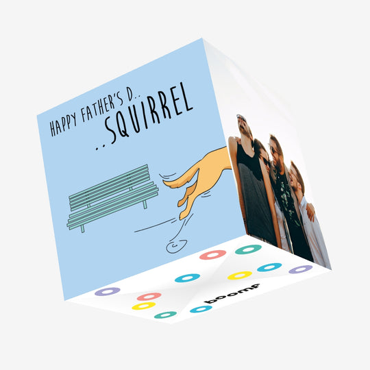 Funny Distracted Dog Father's Day Confetti-exploding Greetings Card