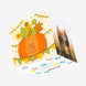 Happy Thanksgiving Pumpkin And Plants Confetti-exploding Greetings Card