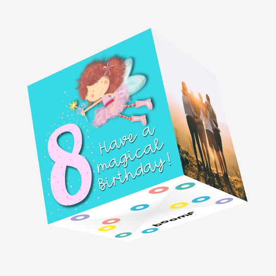 Have A Magical 8th Birthday Confetti-exploding Greetings Card