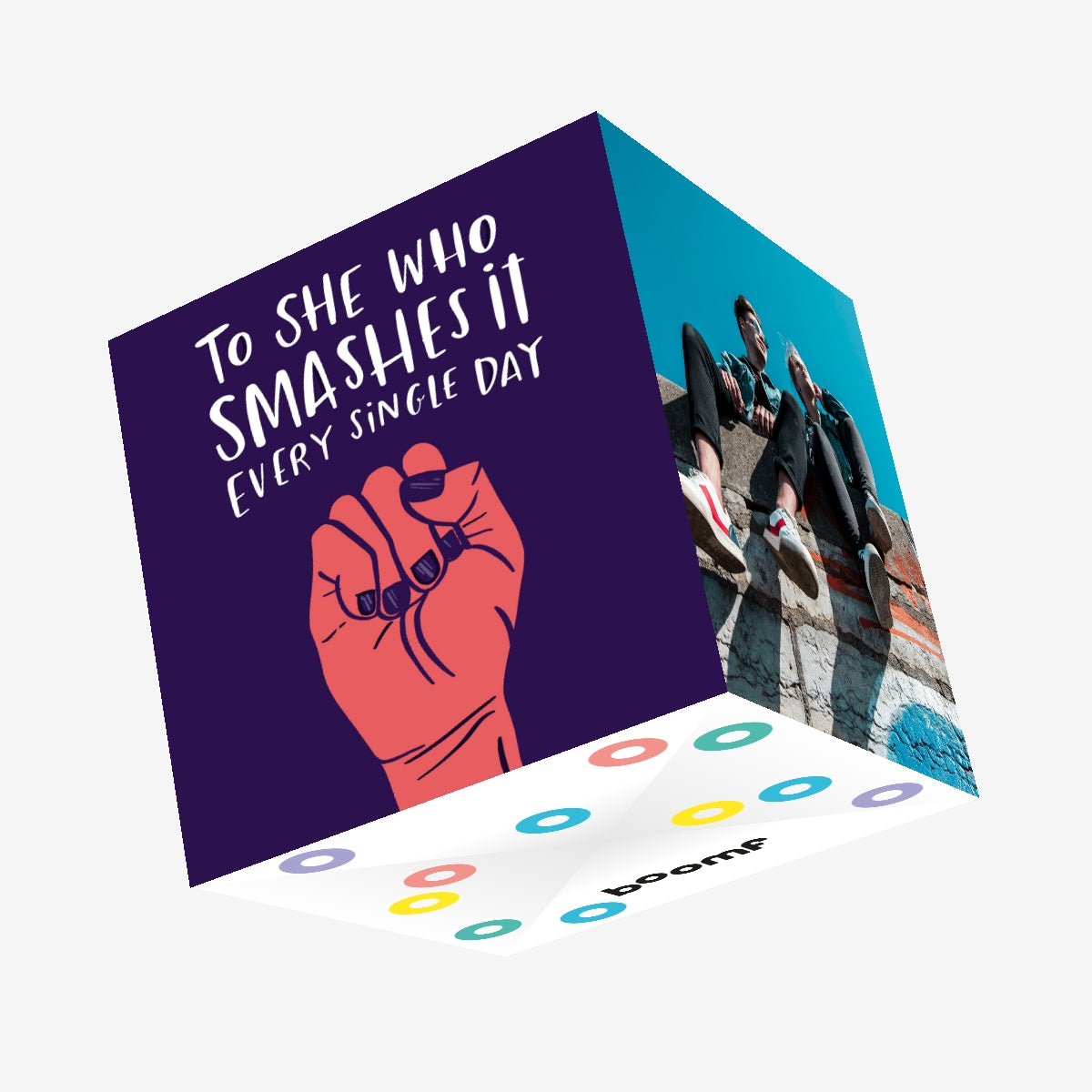 Empowering Congratulations Confetti-exploding Greetings Card – Boomf
