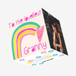 Loveliest Granny Confetti-exploding Greetings Card