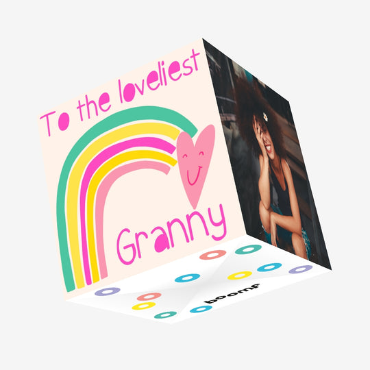Loveliest Granny Confetti-exploding Greetings Card