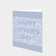 Father's Day Doodle Blue Card