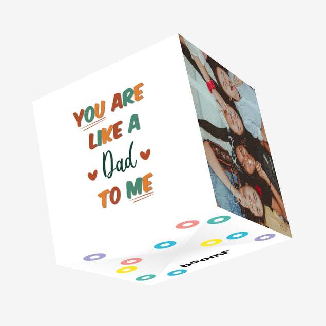 You Are Like A Dad To Me Confetti-exploding Greetings Card