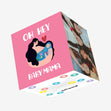 Hey Baby Mama New Baby Confetti-exploding Greetings Card