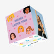 Mama I Love You Confetti-exploding Greetings Card