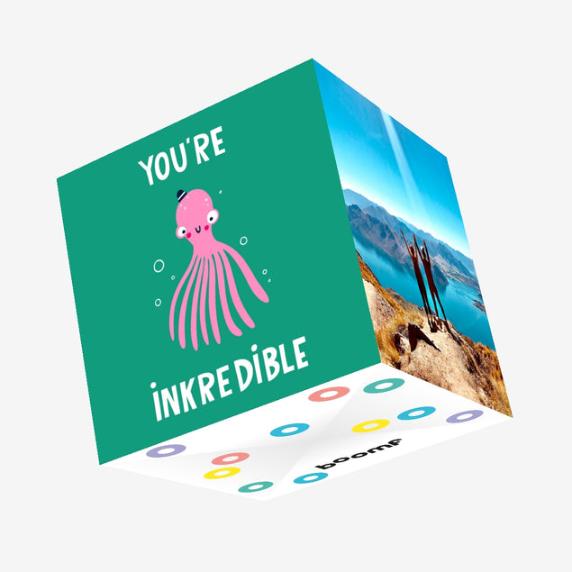 You’re Inkredible Octopus Appreciation Confetti-exploding Greetings Card