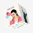 Crying Kim K Confetti-exploding Greetings Card