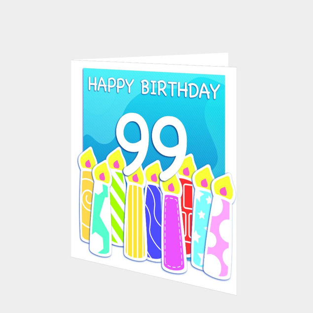Happy 99th Birthday Card