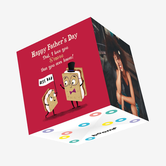 S'more Father's Day Confetti-exploding Greetings Card