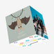 Cute Little Bat Happy Birthday Confetti-exploding Greetings Card