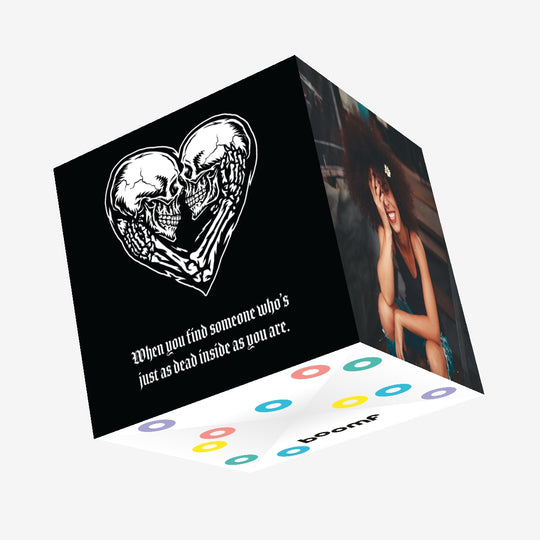 Just As Dead Inside Confetti-exploding Greetings Card