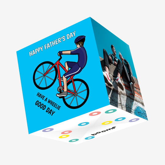 Have A Wheelie Good Day Confetti-exploding Greetings Card
