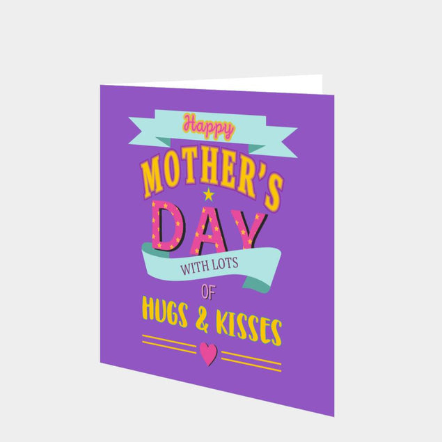 With Lots Of Hugs And Kisses Card