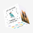 Spirit Animal Happy June Birthday Confetti-exploding Greetings Card